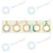 Samsung Galaxy J5 (SM-J500F), Galaxy J3 2016 (SM-J320F) Adhesive sticker of camera lens (Set 5pcs)