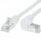 FTP CAT6 network cable 2 meter Type: S/FTP CAT6. Wires: AWG 27/7. Connector 1: RJ45 Male. Connector 2: RJ45 Male. Length: 2 meter. Color: White. Halogen free: No. Extra: 1x Right angle cable.