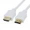 HDMI cable 3 meter Version: 2.0 HighSpeed with Ethernet. Connector types: HDMI A Male to HDMI A Male. Length: 3 meter. Color: White.
