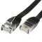 UTP CAT6 network cable 0.5 meter Type: U/UTP CAT6. Connector 1: RJ45 Male. Connector 2: RJ45 Male. Length: 0.5 meter. Color: Black. Halogen free: Yes. Extra: Slim flat cable.