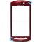 Sony Ericsson MT11i Xperia Neo V front cover, front frame red spare part 1239-7152