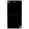 Nokia N9 display module, beeldscherm module incl. metal frame zwart onderdeel 040-092060